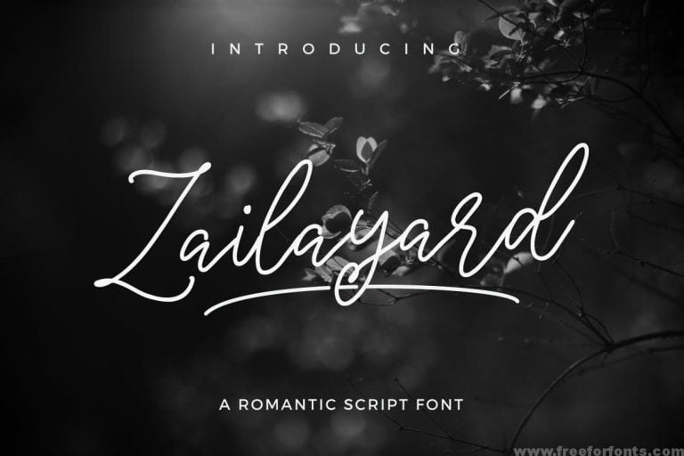 Zailayard Font Free Download