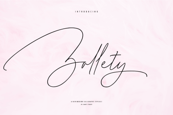 Zallety Signature Font