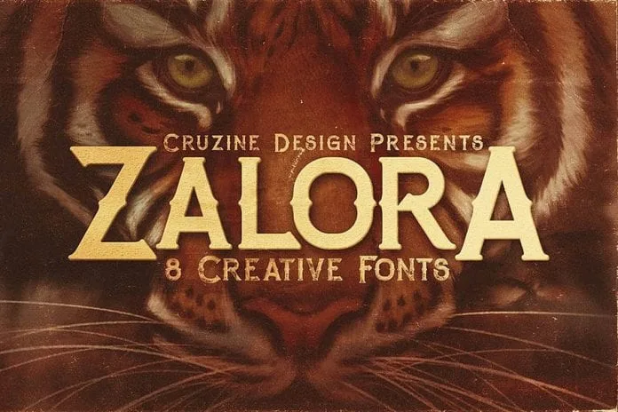 Zalora Typeface Font