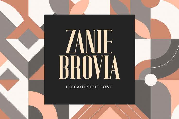 Zanie Brovia Font