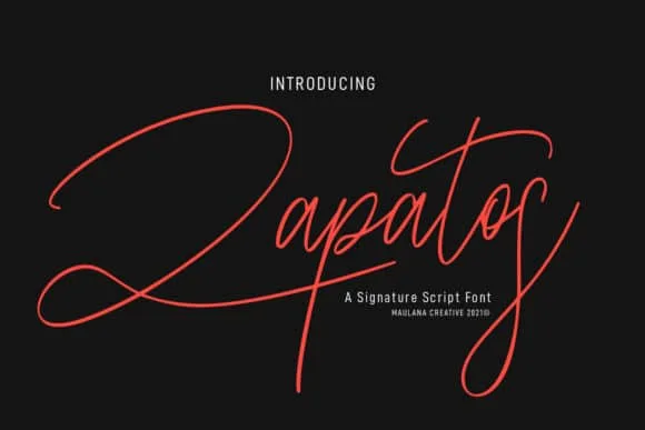 Zapatos Font