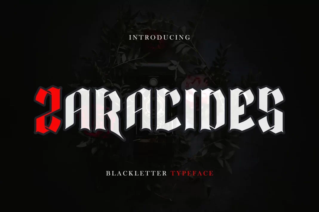 Zaracides - Blackletter DR Font