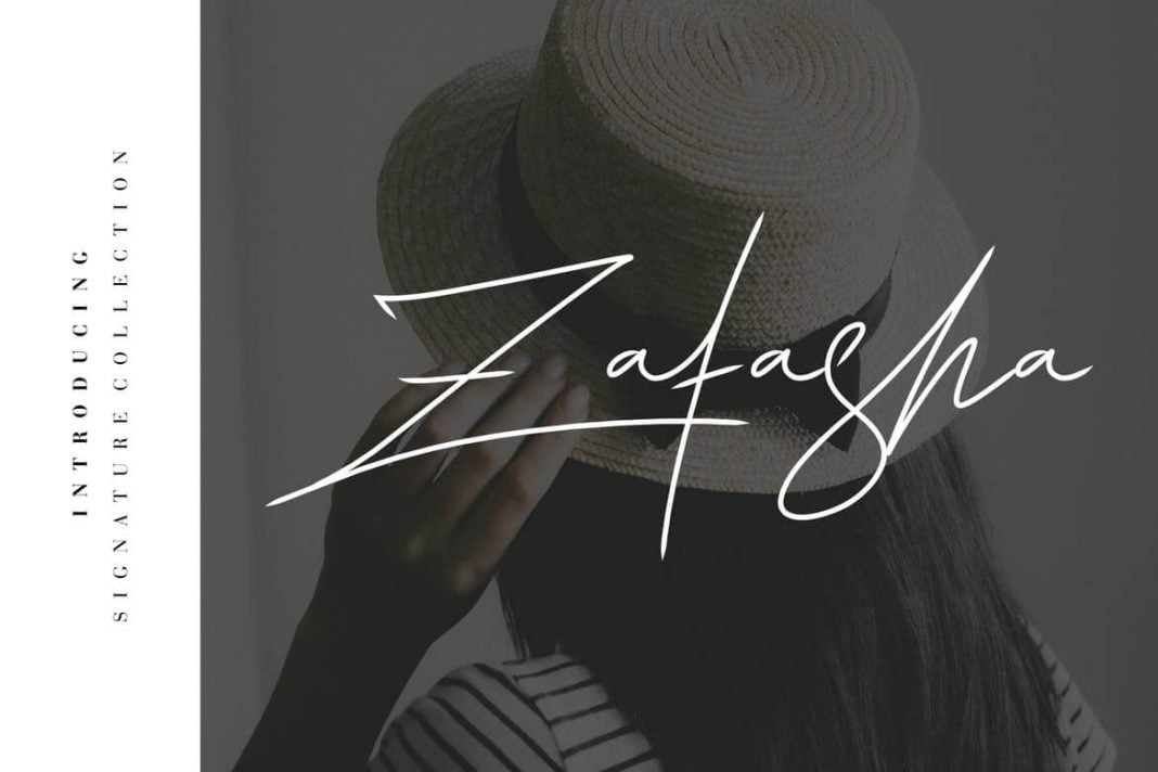 Zatasha - Elegant Handwritten Signature