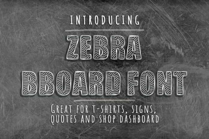 Zebra BBoard Font