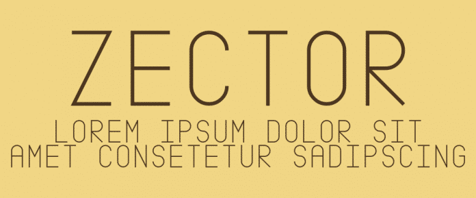 Zector Cyrillic Font