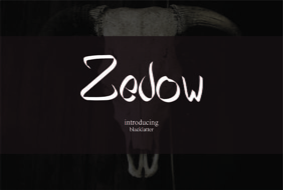 Zedow Font