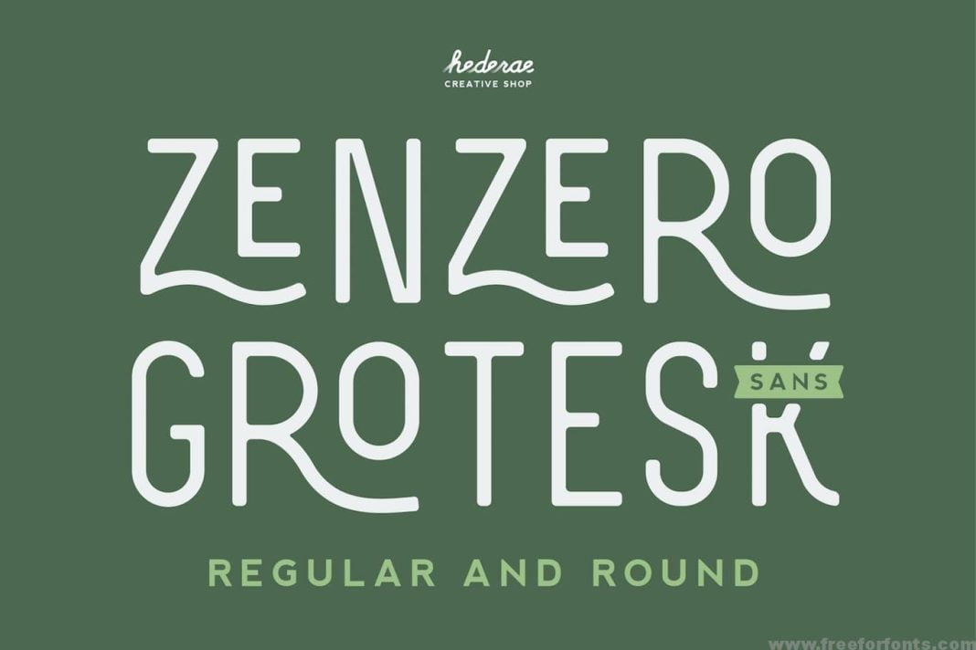 Zenzero Sans Font