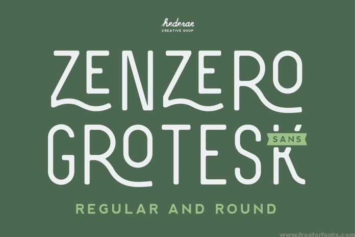 Zenzero Sans Font