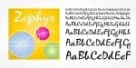Zephyr Font