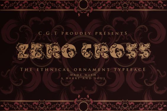 ZeroCross Font