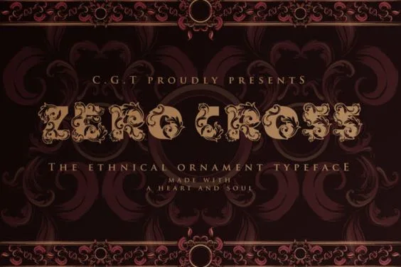 ZeroCross Font