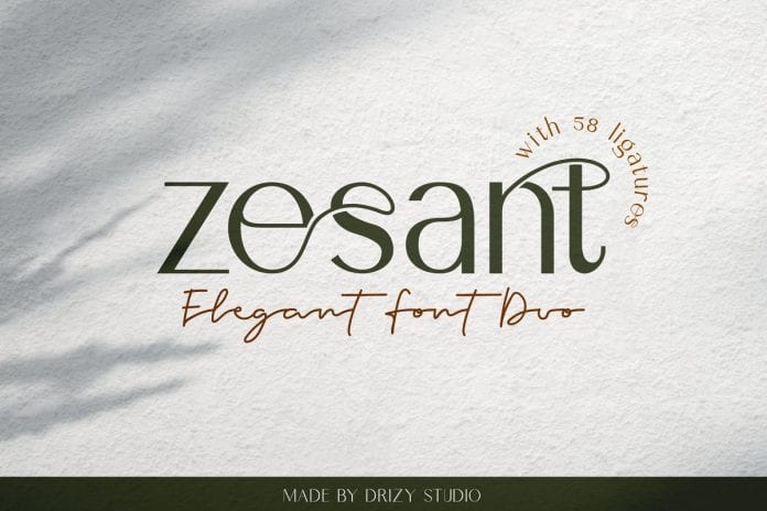 Zesant + Forever Font