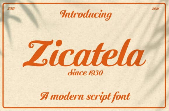 Zicatela Font