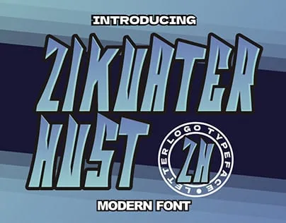 Zikuater Hust Font