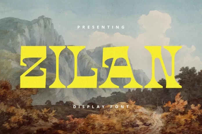 Zilan Display Font