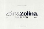 Zolina - Modern Font family