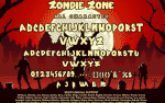 Zombie Zone - Halloween Display Font