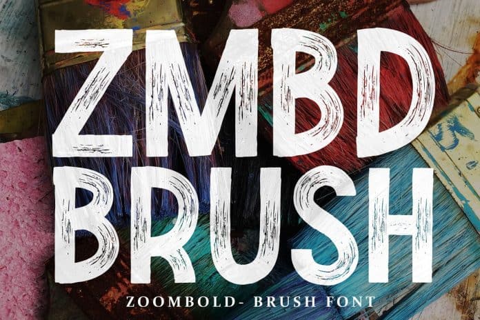 Zoombold Brush Font