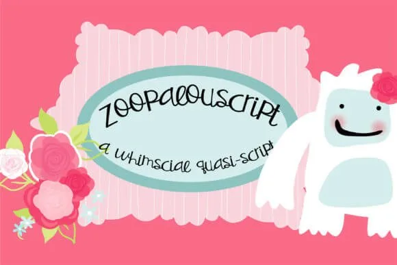 Zoopalouscript Font