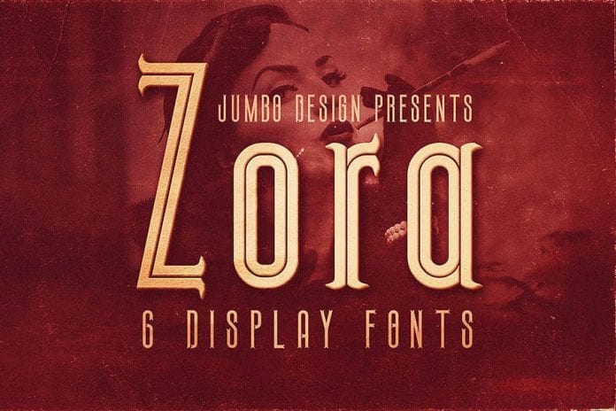 Zora Vintage Display Font