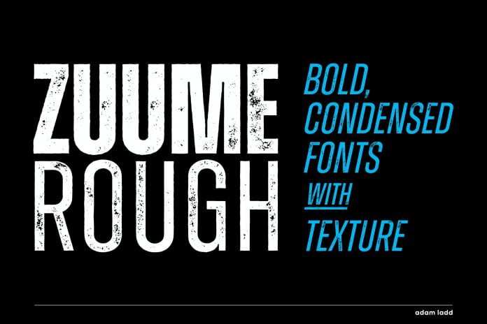 Zuume Rough Font