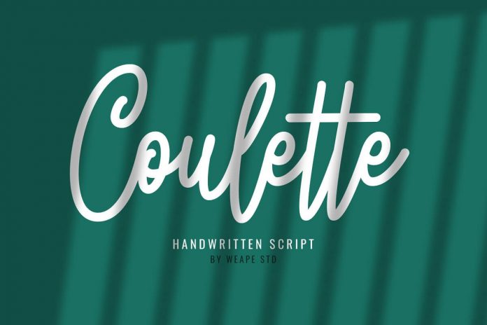 Coulette Handwritten Script