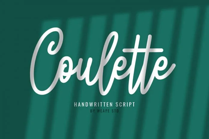 Coulette Handwritten Script
