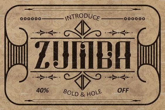 Zumba Font