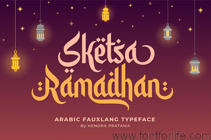 Sketsa Ramadhan Font