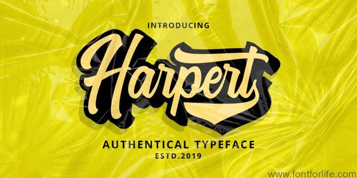 Harpert Script Font