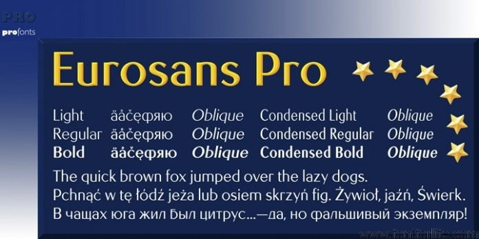 Euro Sans Pro Font