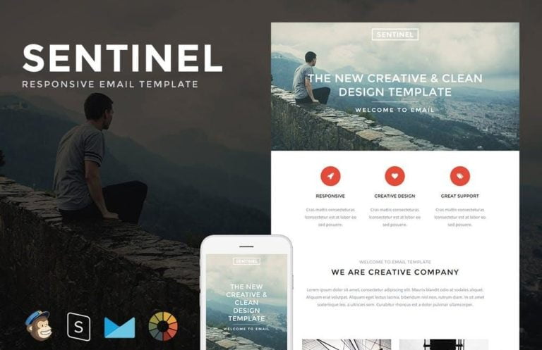 Sentinel – Responsive Email + StampReady Builder
