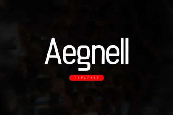 Aegnell Font