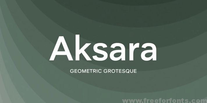 Aksara Font