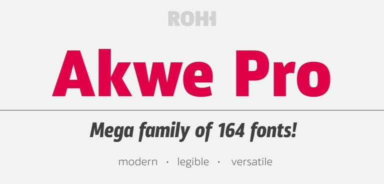 Akwe Pro Font Free Download