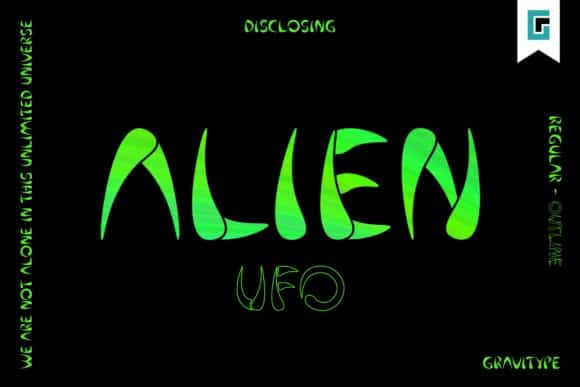 Alien Ufo Font