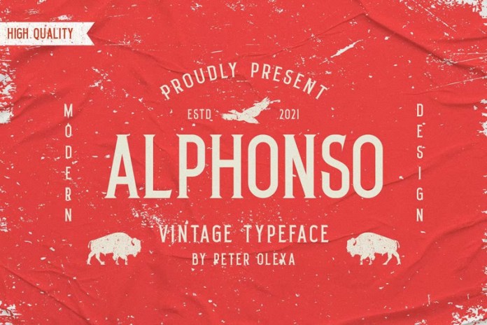 Alphonso Retro Font