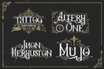 Altery One - classic blackletter