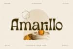Amarillo - Modern Sans Font