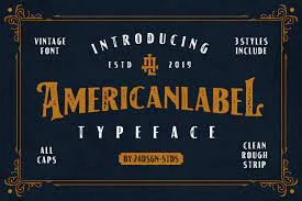 american-label Font
