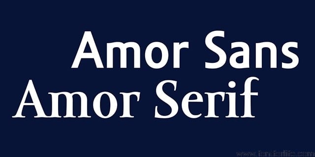 Amor Sans Font