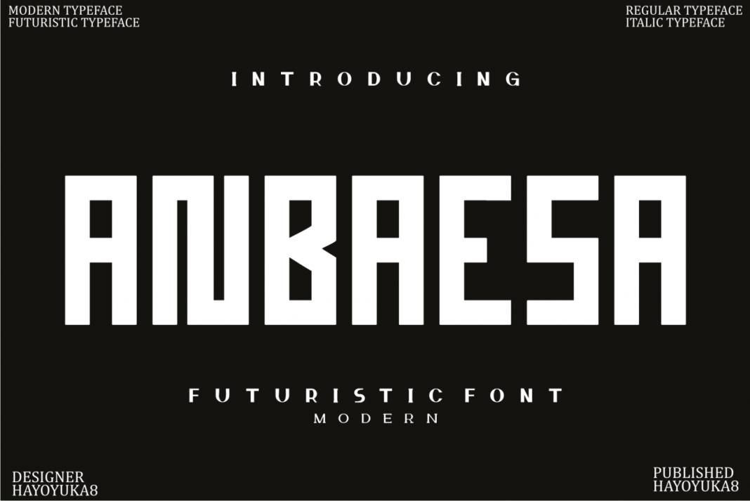 Anbaesa Display Font