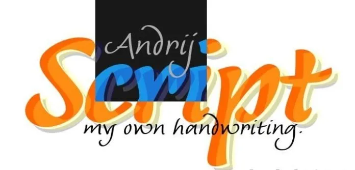 Andrij Script Font