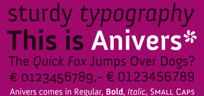 Anivers Font