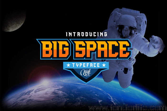 Big Space Font