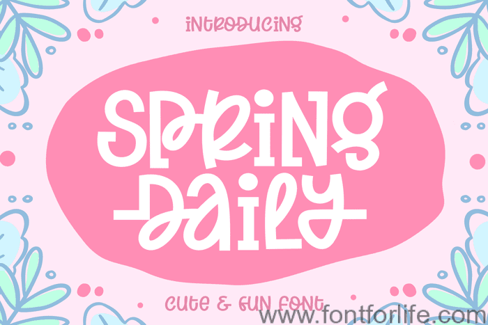 Spring Daily Font