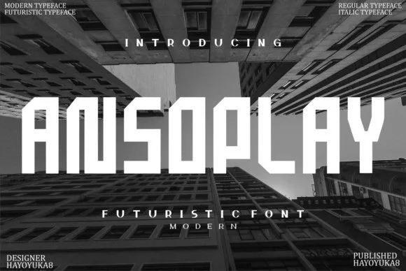 Ansoplay Display Font