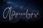 Appocalypse Signature Font