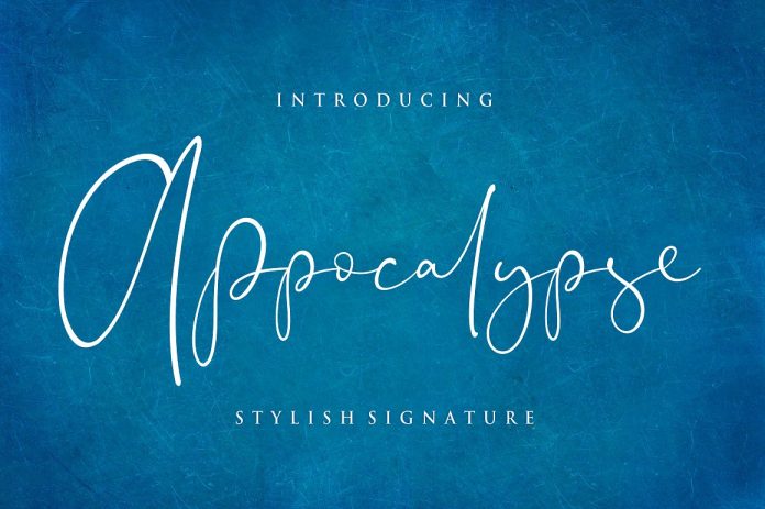 Appocalypse Signature Font