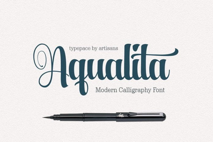 Aqualita Script Font